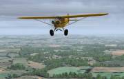 Piper Cub over the West Country