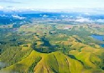 Flying over Papua-New Guinea