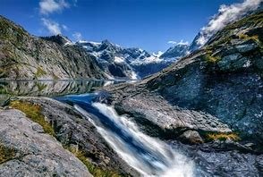 Over the New Zealand Alps