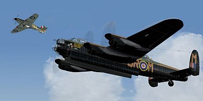Lancaster flypast
