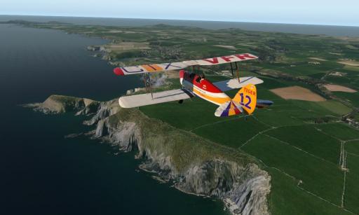 David Roark - Tiger over the South Coast of Wales