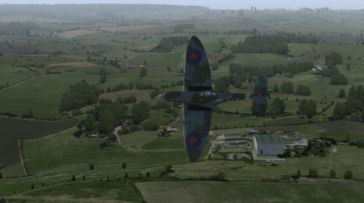 David Hallgate - Spitfire on a 70 degree bank