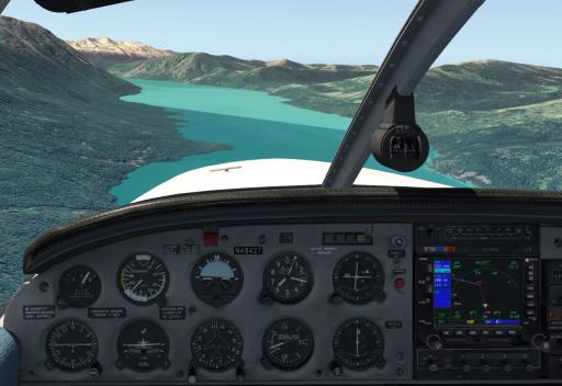 David Roark - Over flying Kanas Lake, China with my P28R