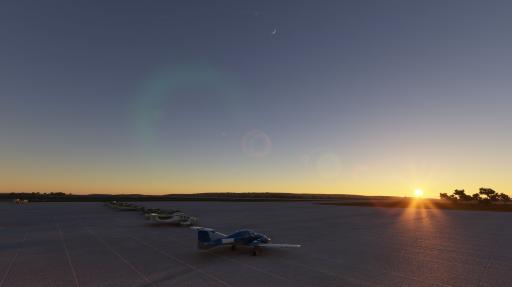 John Garbett - After a long, winding flight, a group of hardy aviators bask in the warm embrace of a Turkish sunset.