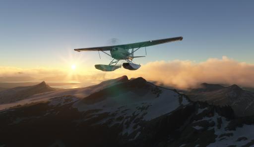 Robin Tannahill - Christams Caper Leg 9 Harstad to Tromso. C172 Amphibian