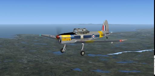 Barry Martin Edwards - O.U.A.S. Chipmunk WK638 en route Wick - Stornoway