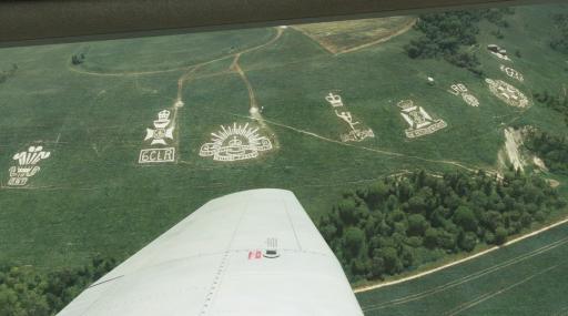 Dave Gant - Fovant badges seen during Wednesday lunchtime flight