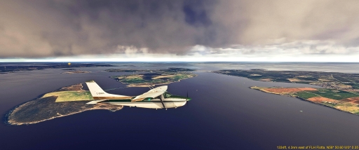 Norm Richards - Low Ceiling over the Flotta Isles, (Orkneys)