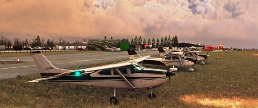 Norm Richards - 0-Tatenhill Lineup-This flight was NOT exactly CAVOK!