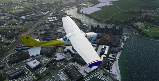 Martin Akerman - Overflying Caernafon castle