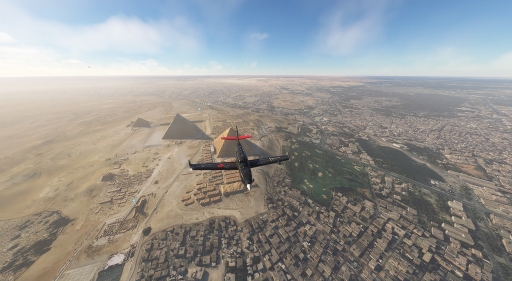 John Arthur - TBM9 over the Pyramids (from my round the world tour)