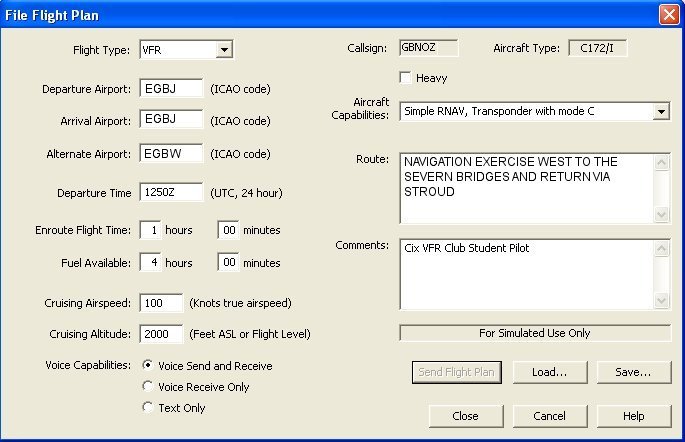 SB4 Flight Plan