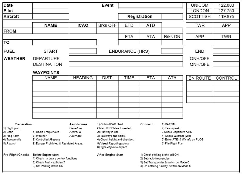 Pilot Log