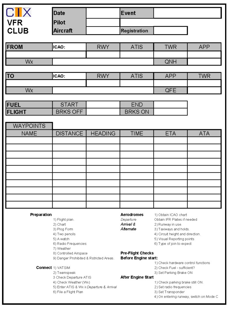 Pilot Log